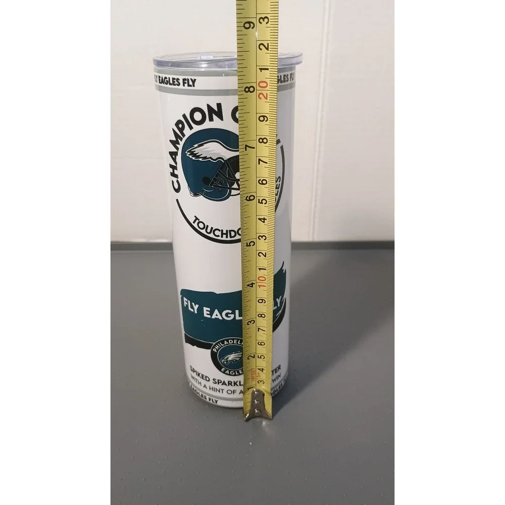 HOGG Philadelphia Eagles Tumbler Unique 20oz White Excellent Seltzer Parody